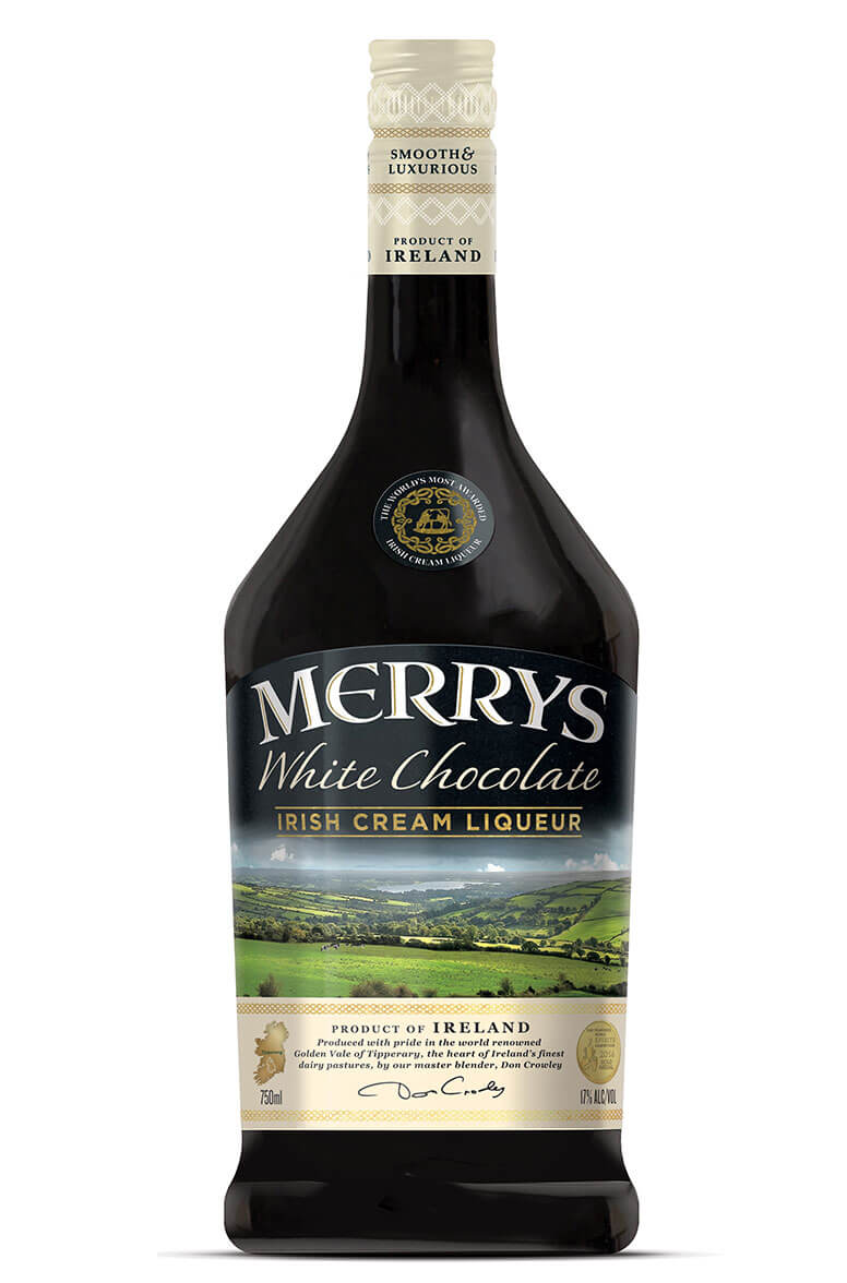 Merrys White Cream Chocolate Liqueur